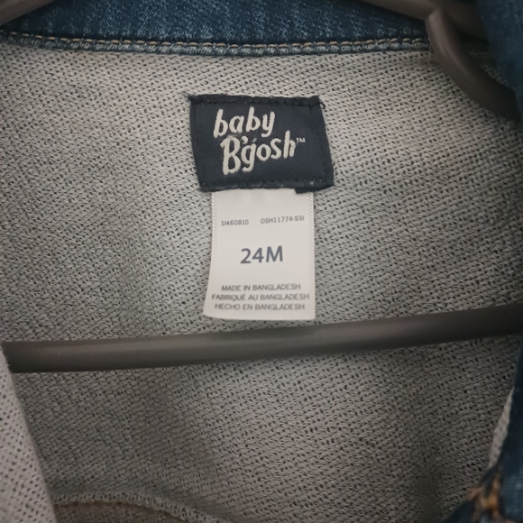 Baby B'Gosh • Unisex Toddler Child Classic Medium-Wash Denim Jean Jacket - Picture 10 of 12